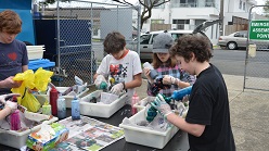 Brighton Sea Scouts members on an outdoor adventure