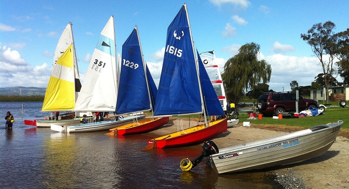 Brighton Sea Scouts sailing on the water