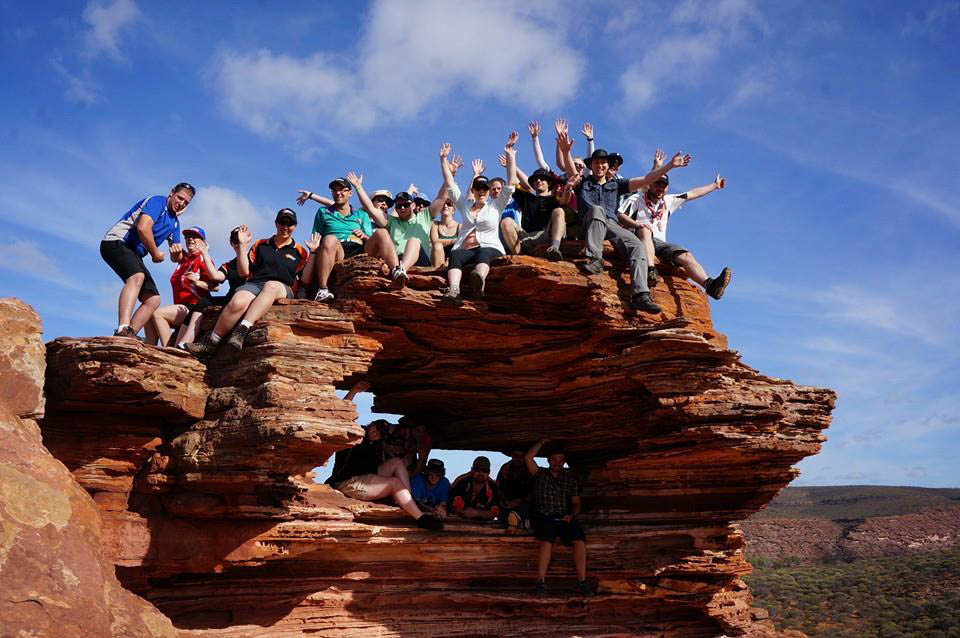 Brighton Sea Scouts members at a Scout event
